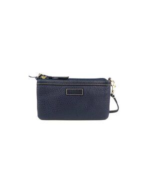 Dooney & Bourke Royal Blue Large Slim Leather Wristlet NWT